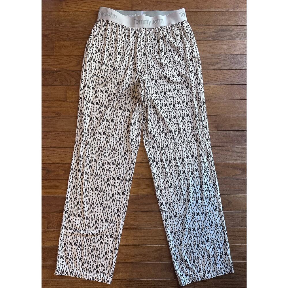Tommy John Pajama Pants Ladies Size Small Cheetah Print